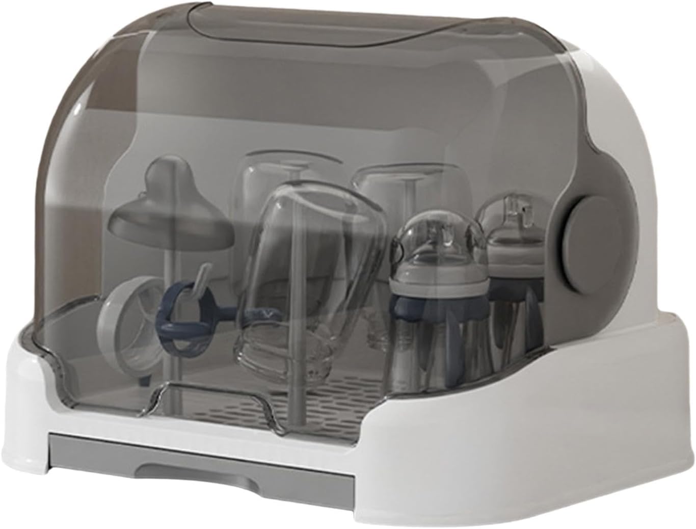 Baby Bottle Drying Rack with Dustproof Lid