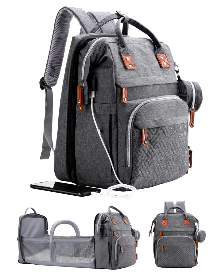 Large Diaper Bag Backpack with Changing Station